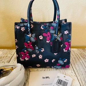 Coach Cashin MICRO carry tote floral crossbody bag